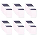 Case of Legal Pads, 8.5"x11.75", 50 sheets of White Paper/Pad, stapled and taped, Micro-Perforated, PK36