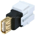 Datacom Jack, USB2.0A(F/F), Flush, Wht
