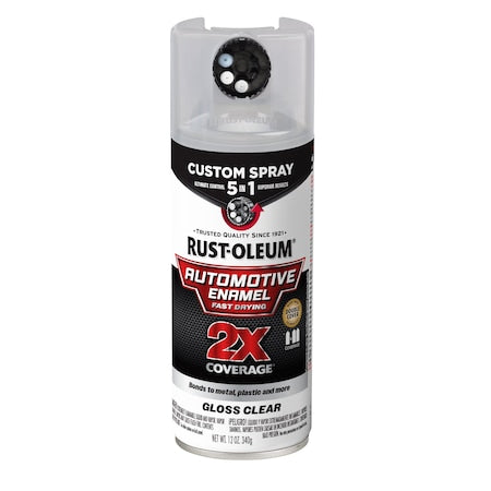 Automotive Enamel Spray, Solvent, Clear