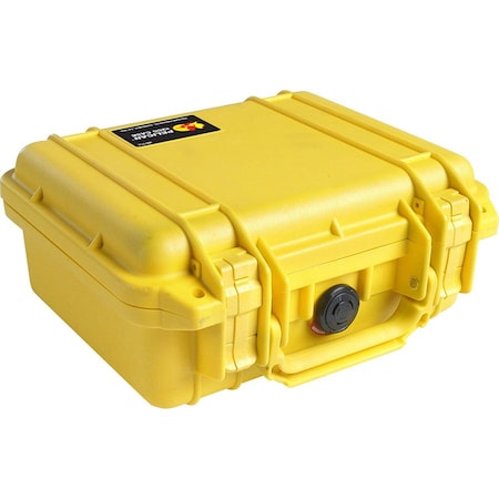 Yellow Protective Case, 10.62"L x 9.68"W x 4.87"D