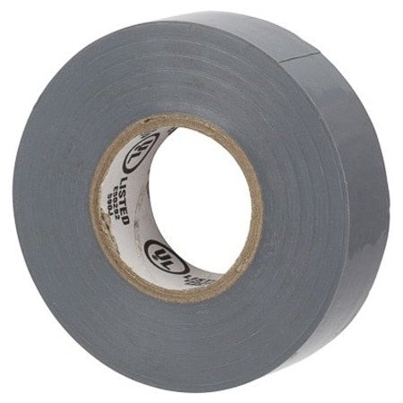 Electrical Tape, Vinyl, 7 mil, Grey