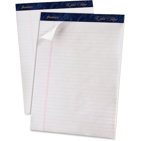 Writing Pad, Dark Blue, White, PK4