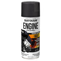 Automotive 600 Degrees F Engine Enamel Spray, Black, Flat, 11 oz