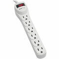 Outlet Strip, Surge, 6 5-15R, 5-15P, 2 ft., Light Gray