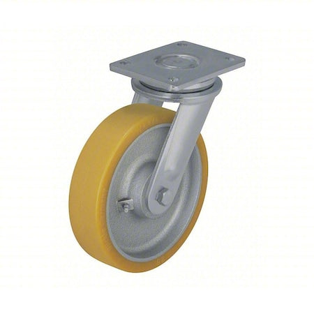 Plate Caster, 2200 lb. Ld Rating, Ball