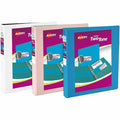Two-Tone View 1"" 3-Ring Binders w/Poc