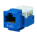 Datacom Jack, Cat6, Tooless, Blue