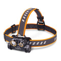 Headlamp, Aluminum, PolyCar, Black, 1000lm