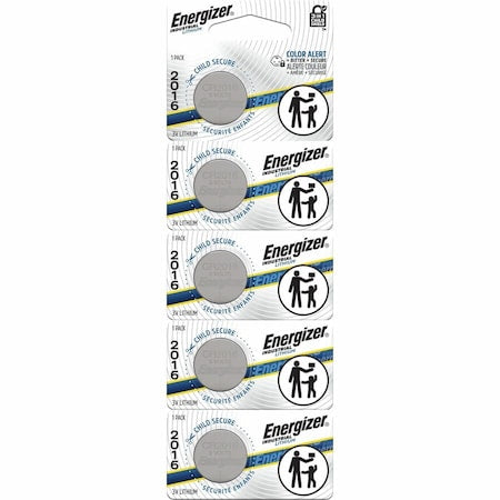 Coin Cell Battery, 100 mAh Cap, 3V DC, PK5