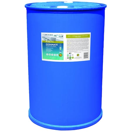 Liquid Dish Soap, Drum, 55 gal, Concentrated, Unscented