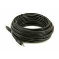 A/V Cable, 3.5mm M/M cable, Black, 25ft