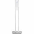 Hand Sanitizer Dispenser Stand, White