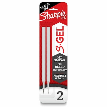 Pen Ink Cartridge, Medium Tip, 2 PK