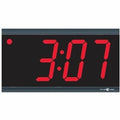11-1/2" Digital Wall Clock, Black