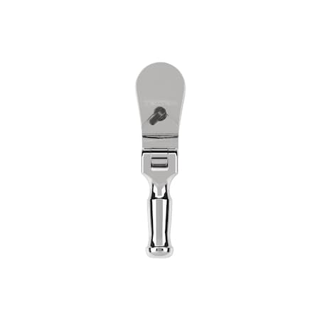 3/8 in Drive 90 Geared Teeth Pear Hand Ratchet, Polished