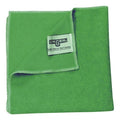 Microfiber Cloth Wipe 15" x 16", Green, 10PK