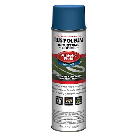 Striping Paint, Royal Blue, Water, 17 oz.