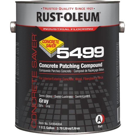 Concrete Repair Compound, Pail, Gray, 5499