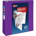 Heavy-Duty View 3 Ring Binder, 4 in