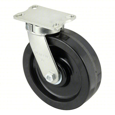 Plate Caster, Swivel, Phenolic, 11 1/2"H