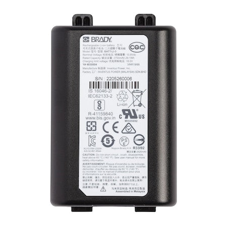 Battery for Printer, Li-Ion, 2,700 mAh