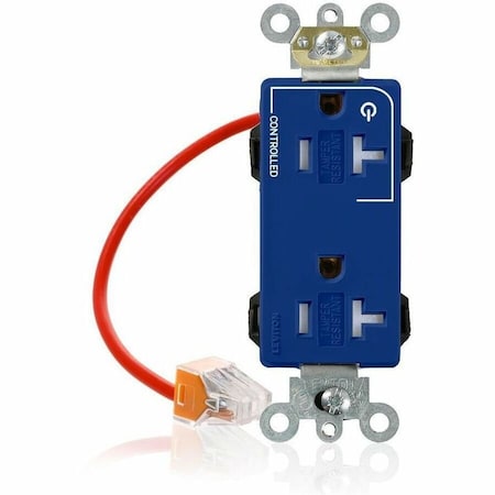 Straight Blade Receptacle, 5-20R, 20 A, 125V AC, Flush Mount, Self-Grounded