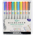 Mildliner Double Ended Highlighter Assorted 10pk