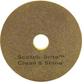 Scrubbing Pad, Yellow, Size 13", PK5