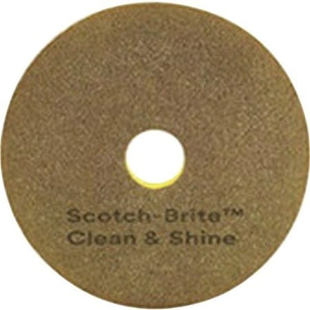 Scrubbing Pad, Yellow, Size 13", PK5