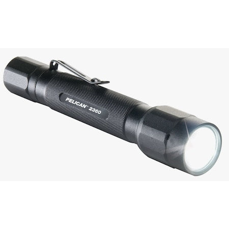 Flashlight, AA Battery, Black, Aluminum