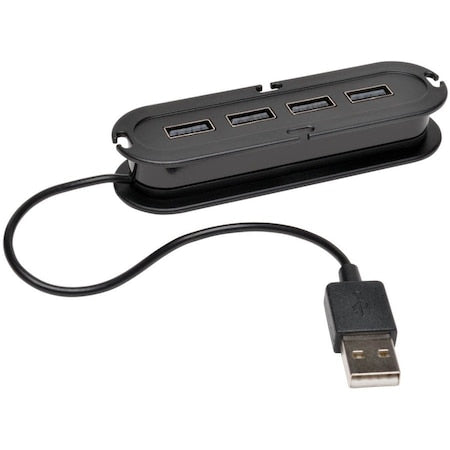 USB 2.0 Hub, Hi-Speed, 4-Port, Ultra-Mini
