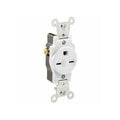 Straight Blade Receptacle, 6-15R, 15 A, 250V AC, 2 Pole, 3 Wire, Flush Mount, Grounded