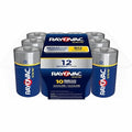 UltraPro D Alkaline Battery, 1.5V DC, PK12