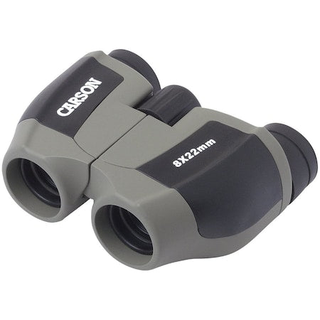 Compact Binocular, 8 x 22 Magnification, BK-7 Prism, 393 ft Field of View at 1000 yd Field of View