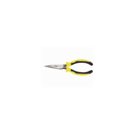 7 5/16 in J203 Needle Nose Plier, Side Cutter Plastic Dipped Handle