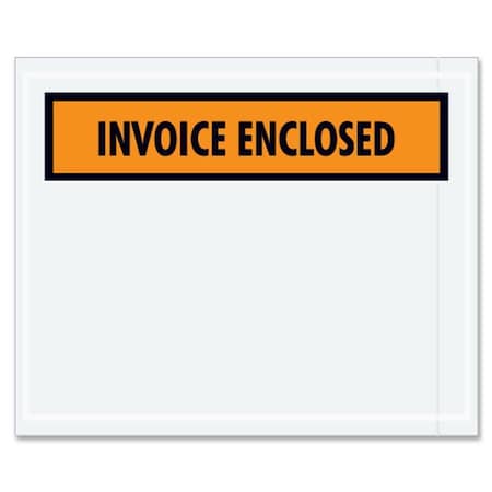 Packing List Envelopes, Orange, PK1000