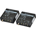 PoE Switch Kit, 3-1/2" D x 3-1/2" W, Black