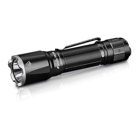 Tactical Flashlight, LED, Lithium Ion, Blk