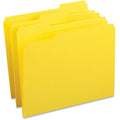 File Folder, Yellow, Paperboard, PK100