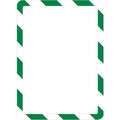 Sign Holder, Green; White, 10 1/4" H, PK2