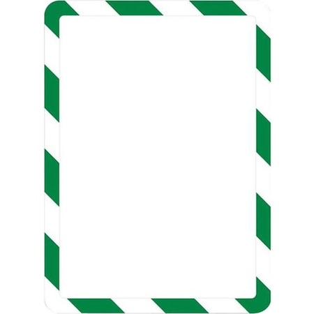 Sign Holder, Green; White, 10 1/4" H, PK2