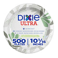 Disposable Paper Plate, 10 1/16 in, Pathways, Multi Color, PK500