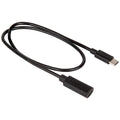 USB-C Male to Female Cable, 1.5-Foot