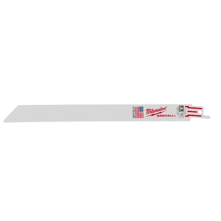 Reciprocating Saw Blade, 9 in x 18 TPI