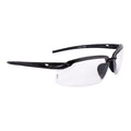 Bifocal Safety Glasses, Pearl Gray Clear Lens, Anti-Scratch Coating