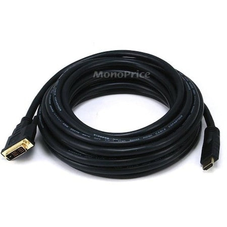 HDMI-DVI Cables, Black, 25 ft., 26AWG