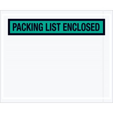 Packing List Envelopes, Green, PK1000