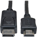 DisplayPort Cable, HD, Adapter, M/M, 6ft