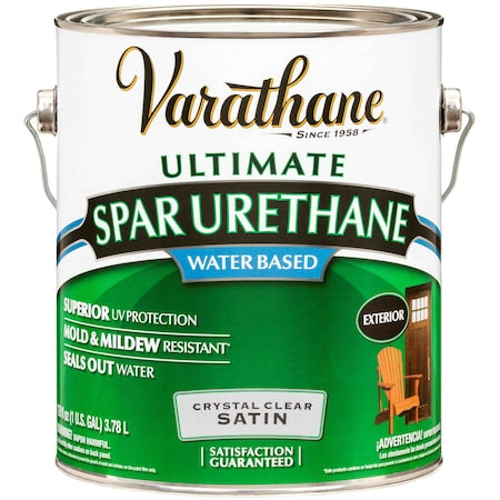Spar Urethane, Clear, Satin, 1 gal.
