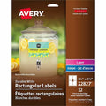 Printable Blank Rectangle Labels, PK32